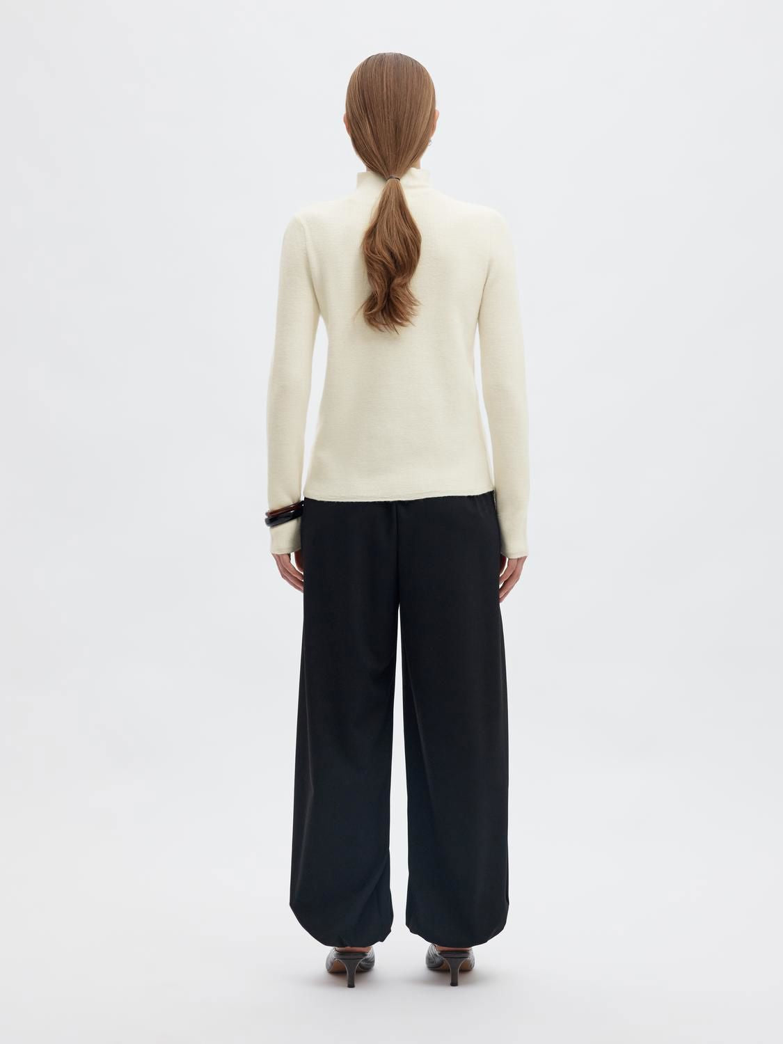 Petra LS High Neck Cardigan