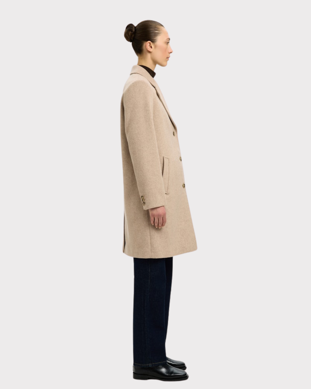 Sasja Wool Blend Coat-Yttertøy-Selected Femme-Aandahls