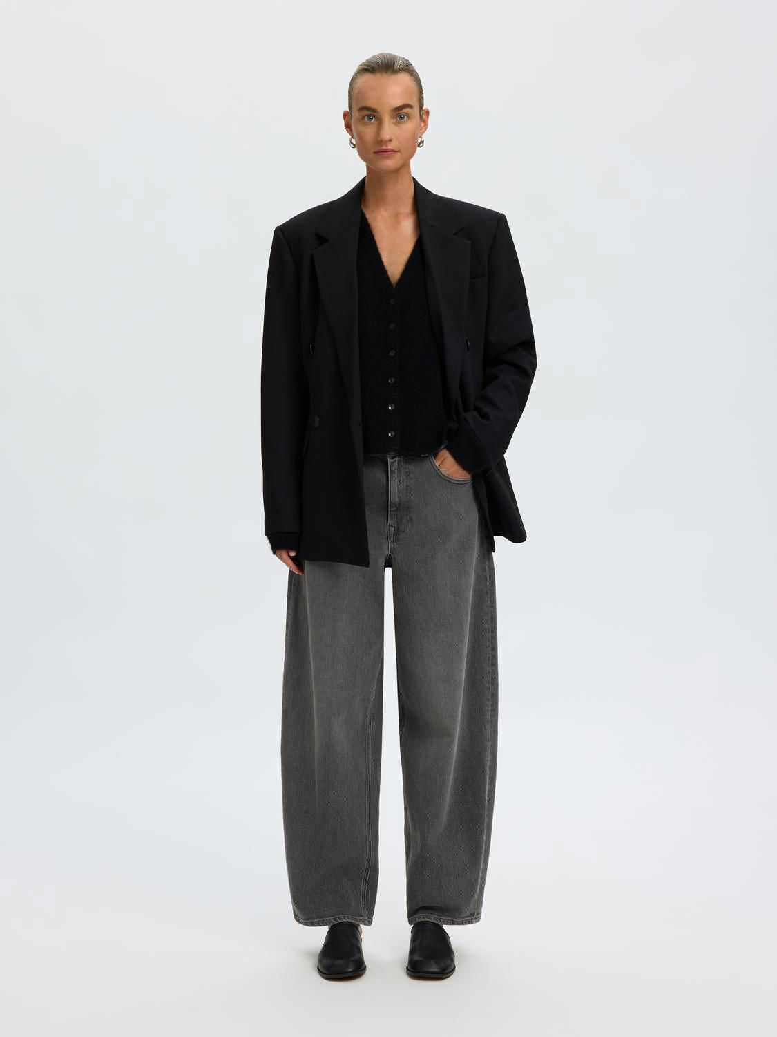 Slwlulu Brushed V-Neck Cardigan Noos
