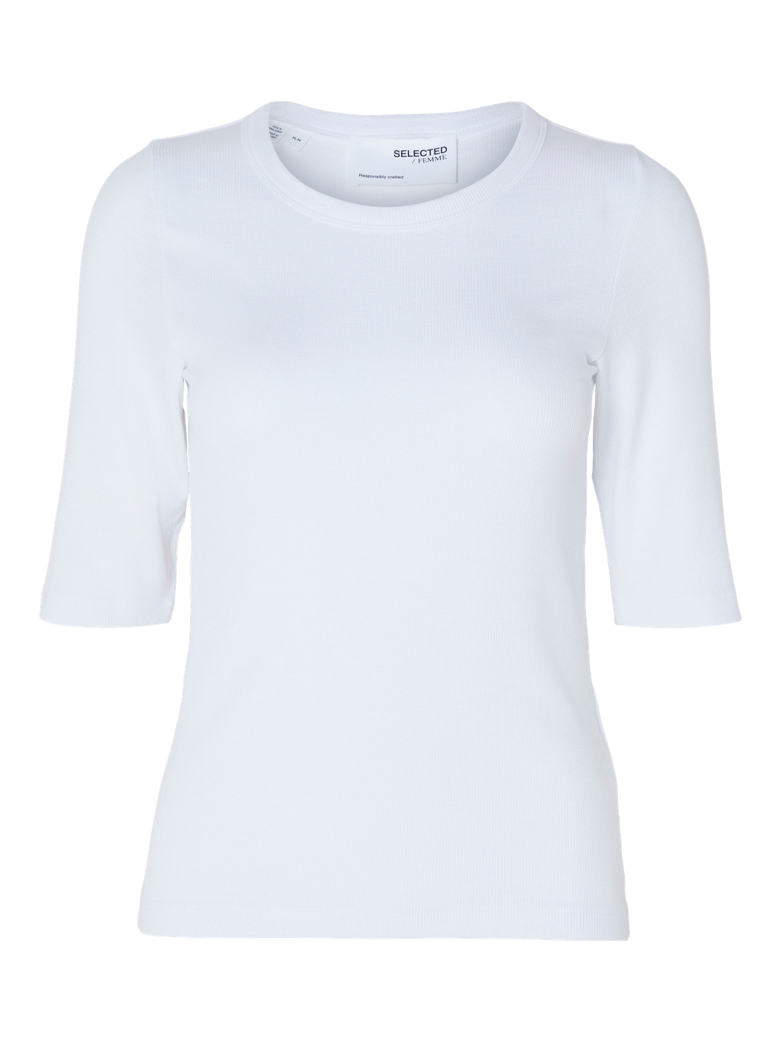 SLFDianna 2/4 O-NECK TOP-Topper-Selected Femme-Aandahls