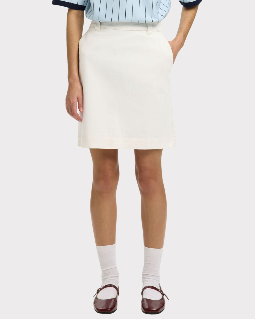 Slfhotel Amour Mw Midi Skirt-Skjørt-Selected Femme-Aandahls