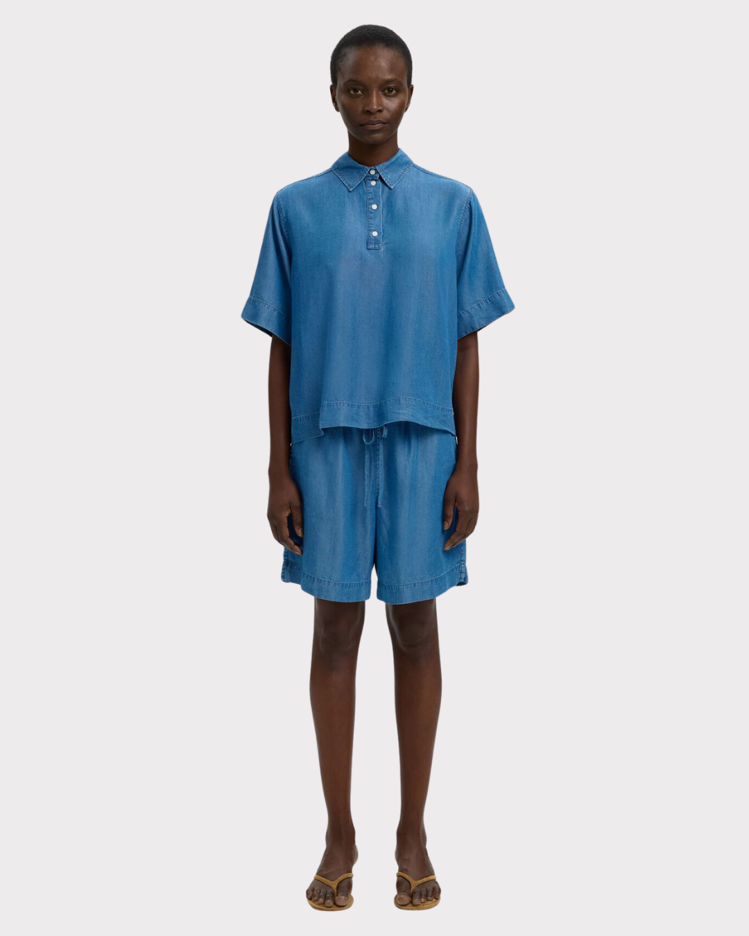 Slfjanna Mw Elastic String Shorts B