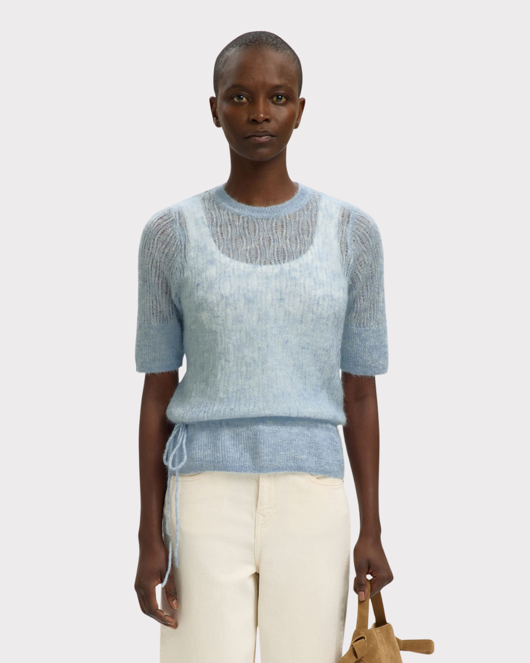 Slfmayer 2/4 Knit O-Neck-Genser-Selected Femme-Aandahls