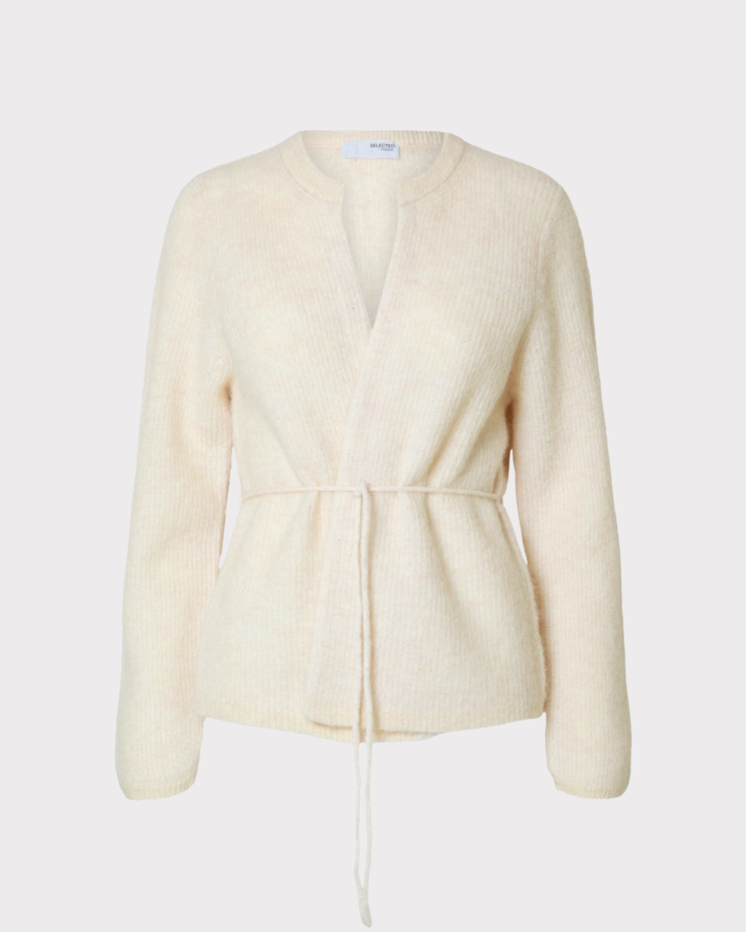 SLFSia RAS LS KNIT BELT CARDIGAN