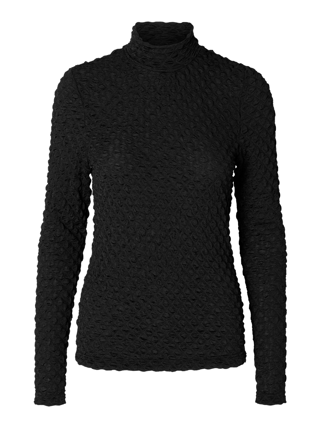 SLFTimmi LS HIGH NECK STRUCTURE TOP-Topper-Selected Femme-Aandahls