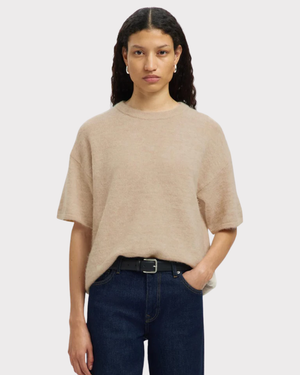 Slwlulu 2/4 Knit O-Neck Noos-Genser-Selected Femme-Aandahls