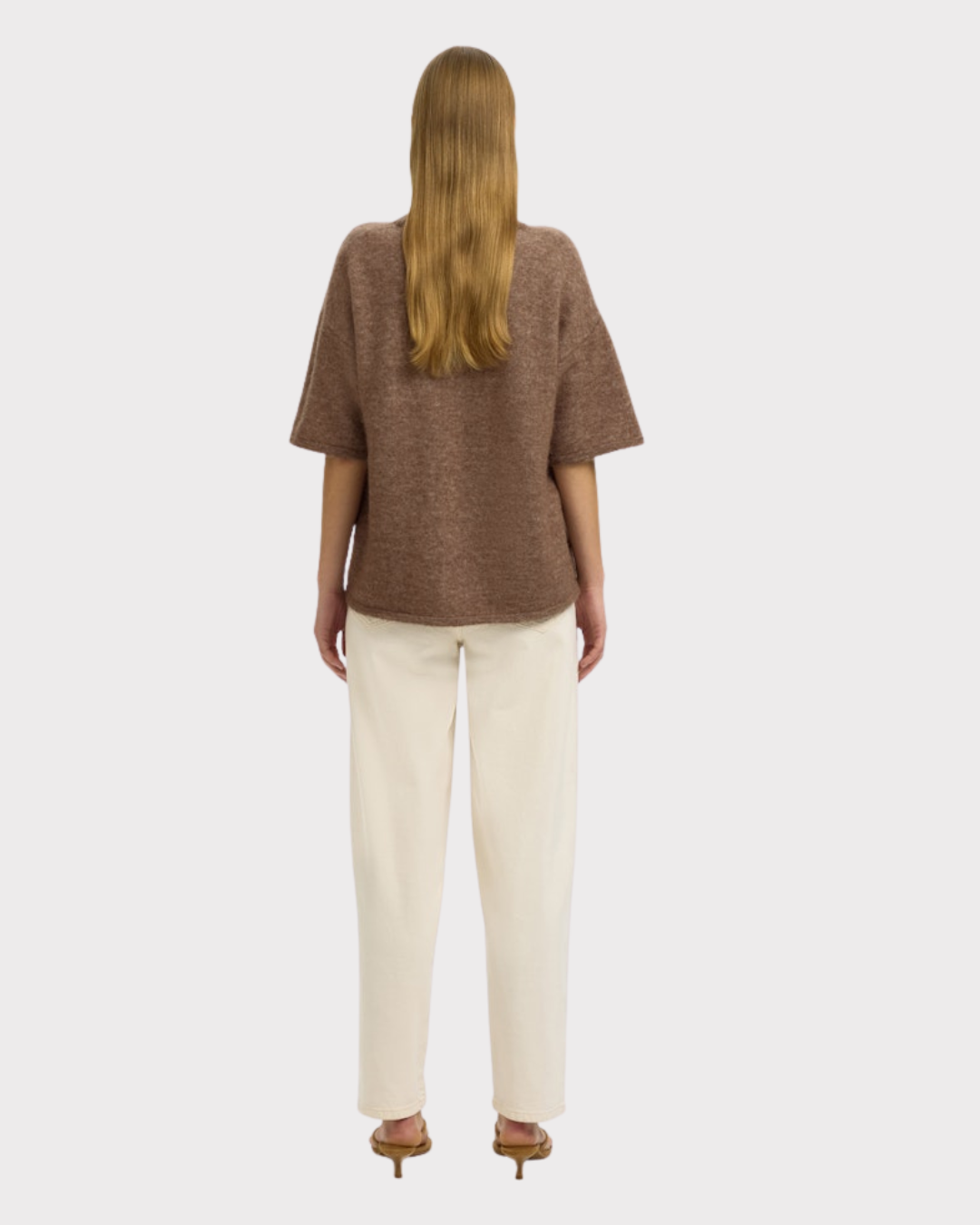 Slwlulu 2/4 Knit O-Neck Noos-Genser-Selected Femme-Aandahls