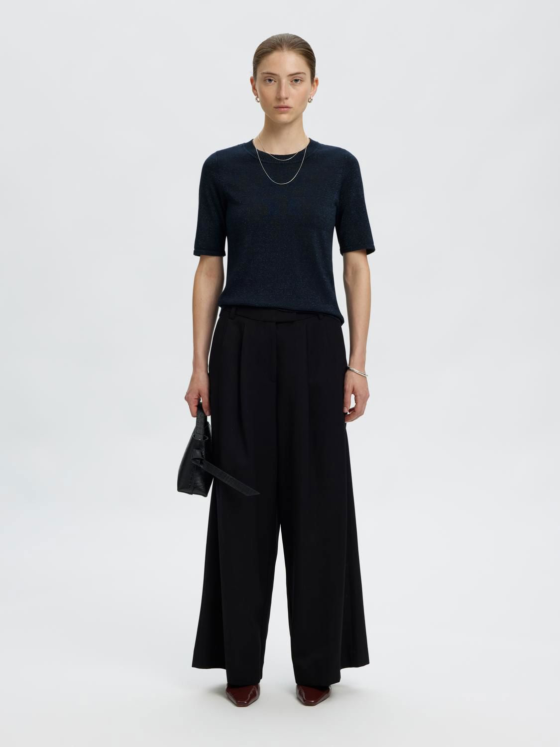 Slwlura 2/4 Knit O-Neck