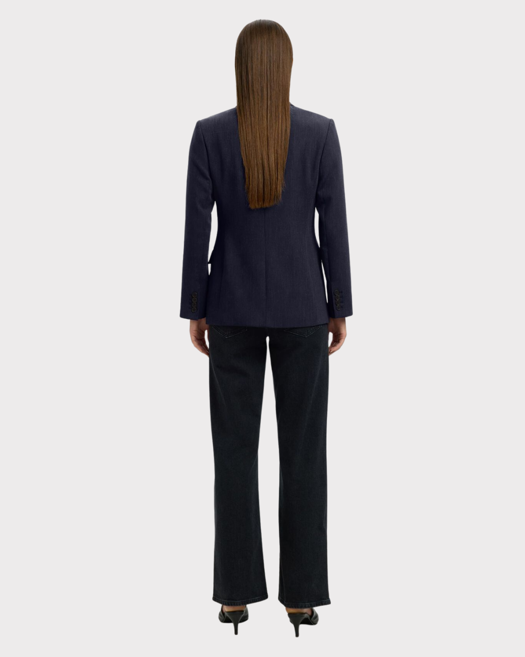 Slwrita Ls Classic Blazer Mel Noos