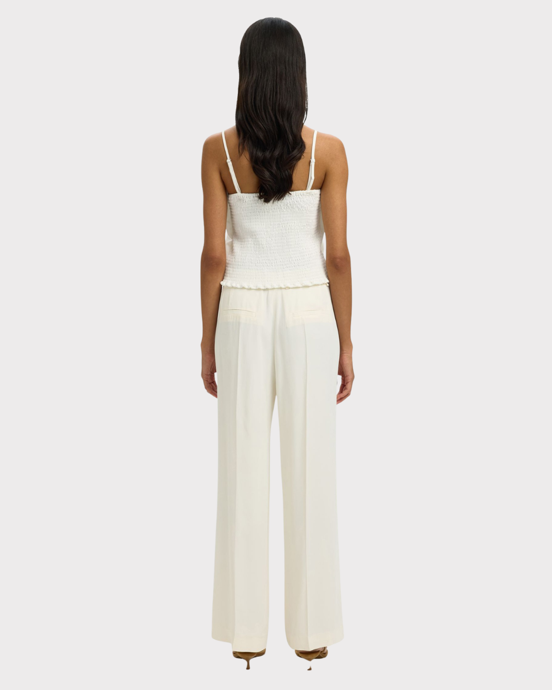 Vinelle Pleated Bandeau Top B-Overdel-Selected Femme-Aandahls