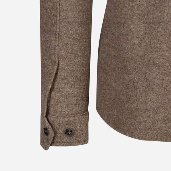 Overshirt Knitted Felted Wool-Cardigan-Stenstrøms-Aandahls