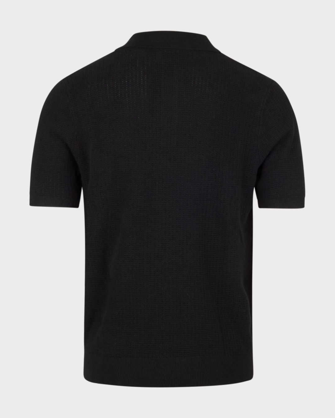 Polo Shirt Knitted Crochet Hemp / Supima Cotton