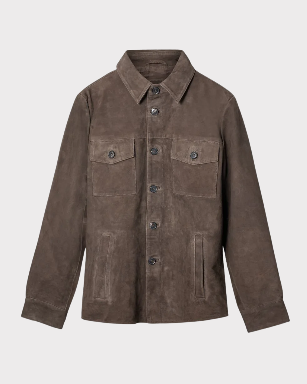 Suede Shirt Jacket