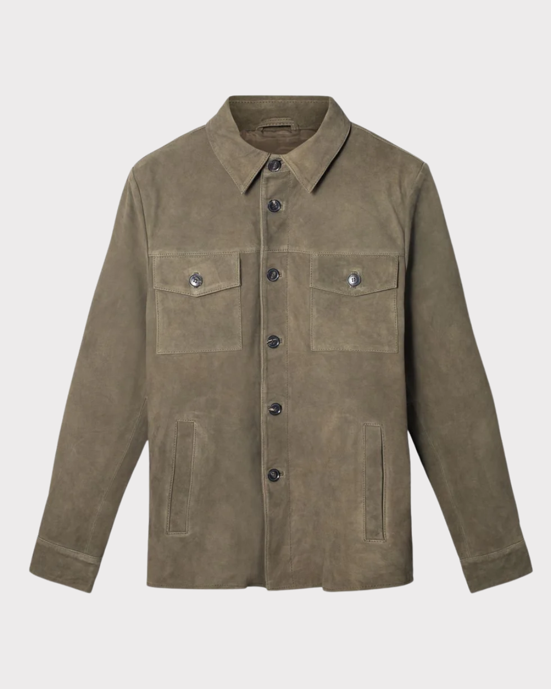 Suede Shirt Jacket