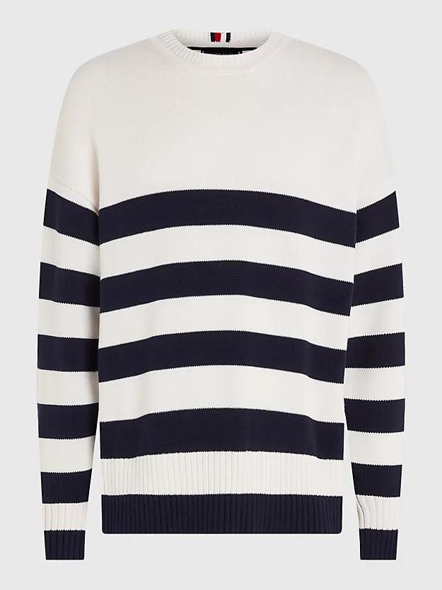 Breton stripe crew neck-Genser-Tommy Hilfiger-Aandahls
