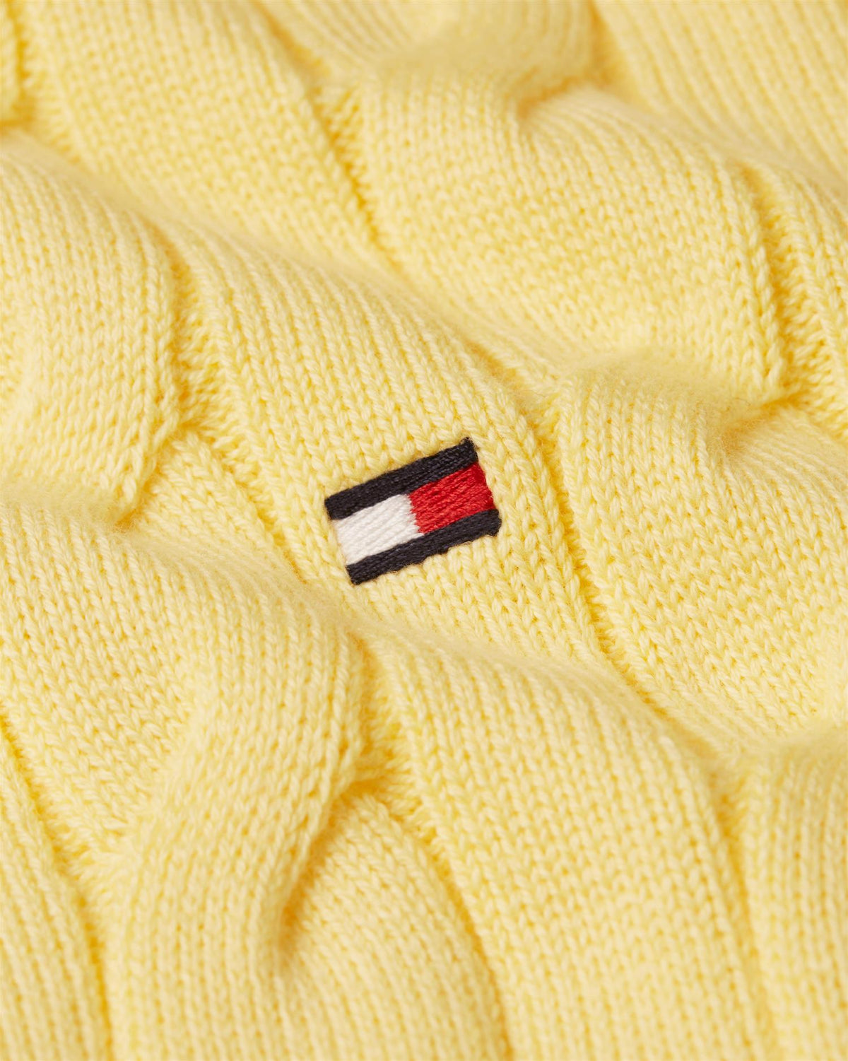 Classic cotton cable crew neck-Genser-Tommy Hilfiger-Aandahls