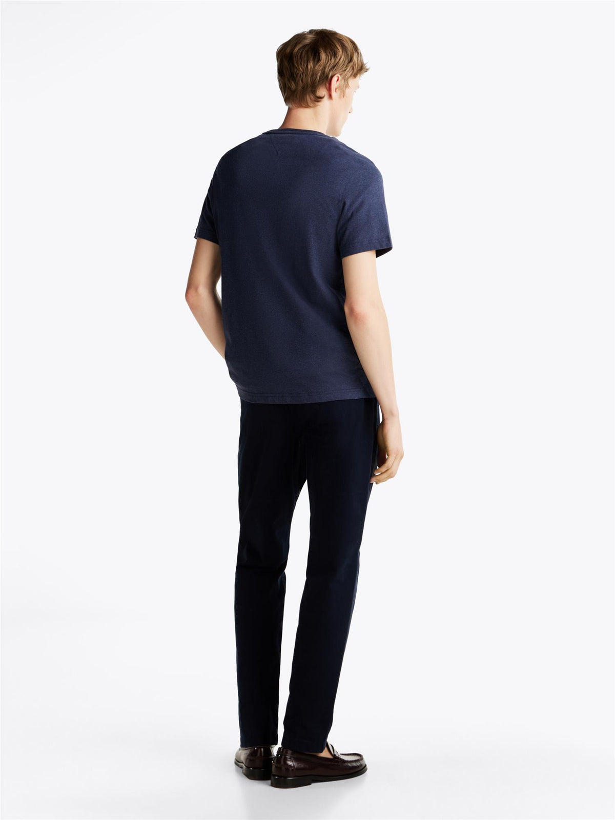 Essential reg fit heather tee-T-shirt-Tommy Hilfiger-Aandahls