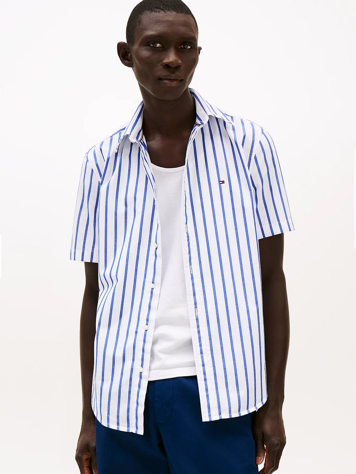 Flex poplin shirt-Skjorte-Tommy Hilfiger-Aandahls