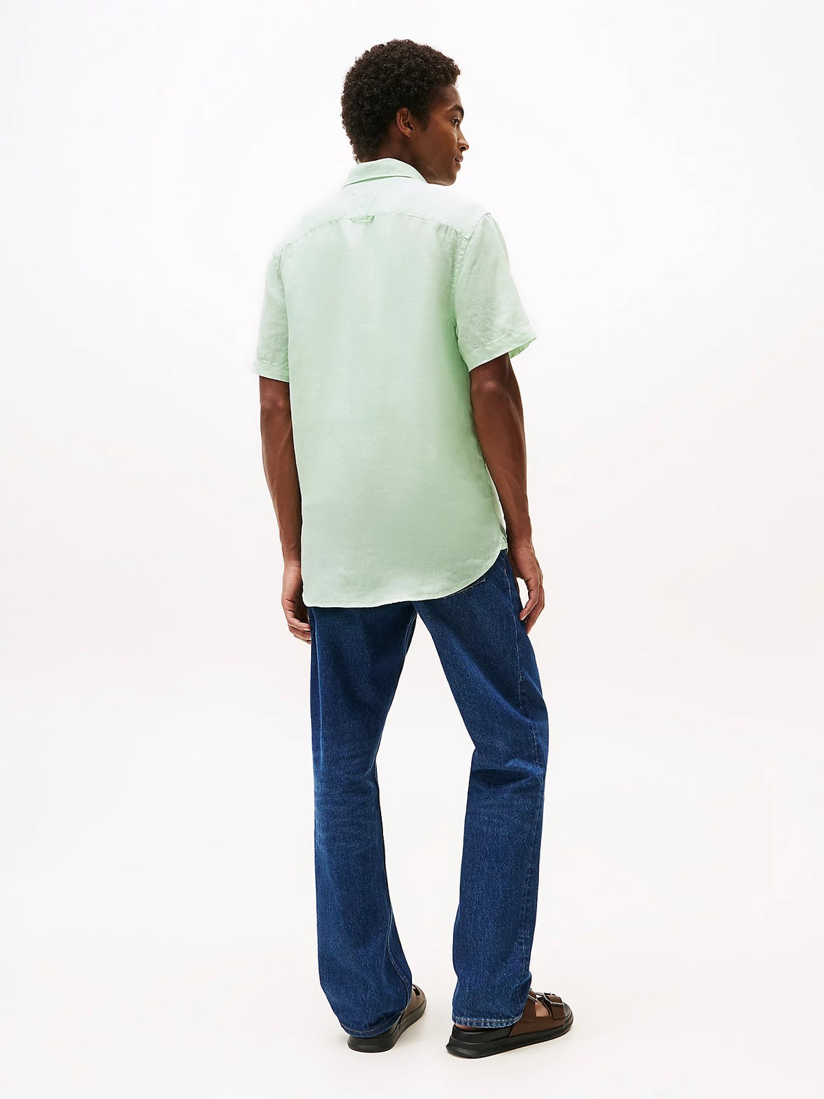 Pigment dyed linen shirt-Skjorte-Tommy Hilfiger-Aandahls