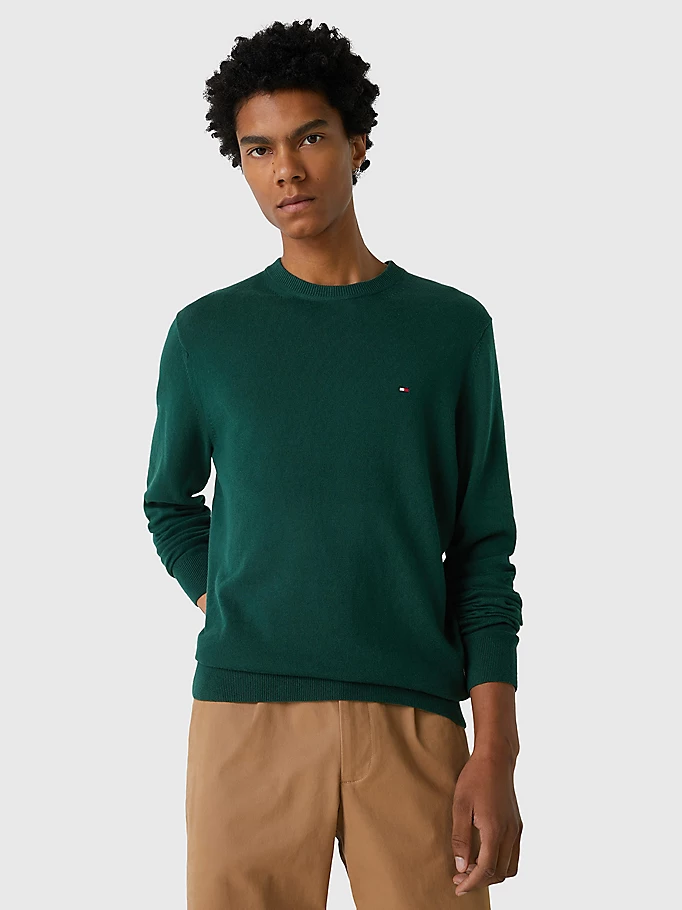 Pima org ctn cashmere crew-Genser-Tommy Hilfiger-Aandahls