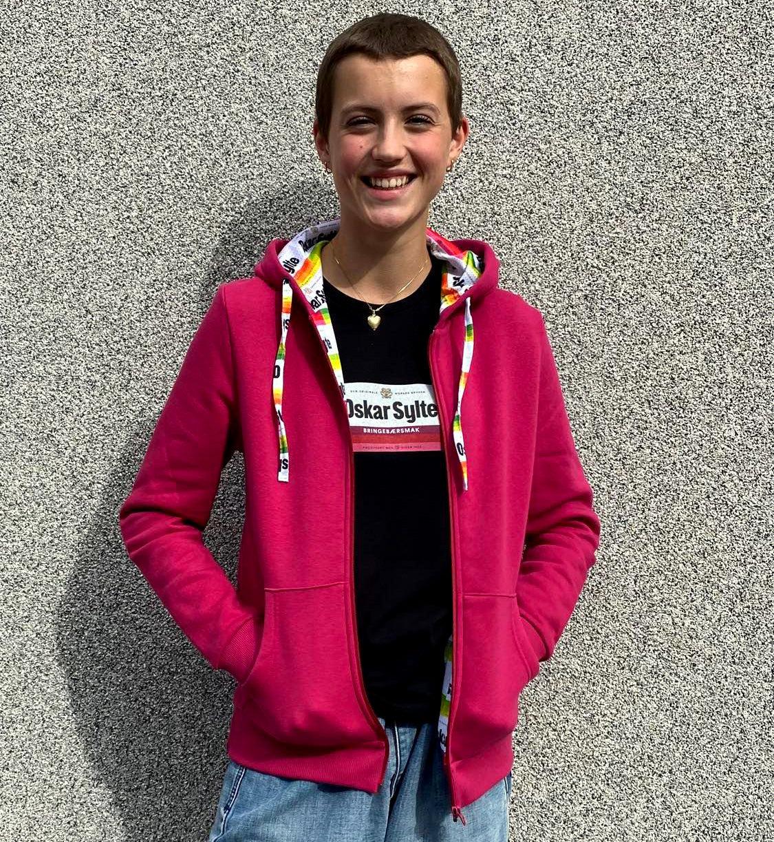 OS Bringebær Hoodie-Genser-Trude Nistad-Aandahls