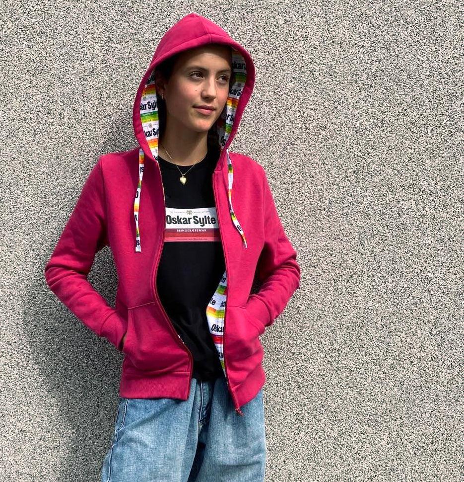 OS Bringebær Hoodie-Genser-Trude Nistad-Aandahls