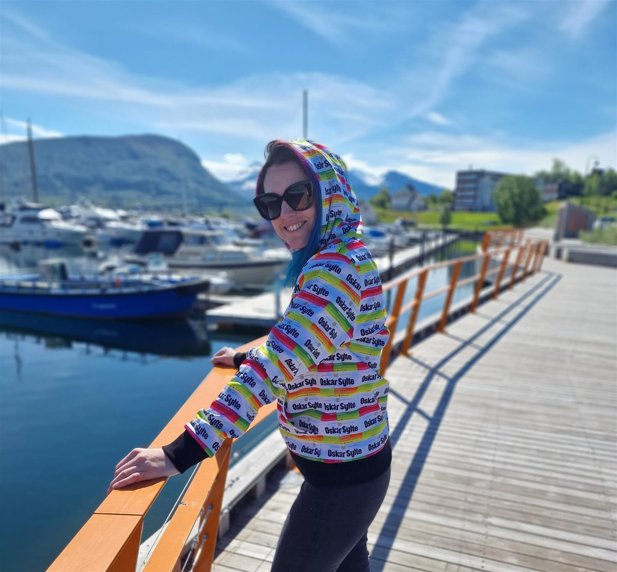 Oskar Sylte Multiprint Hoodie-Genser-Trude Nistad-Aandahls