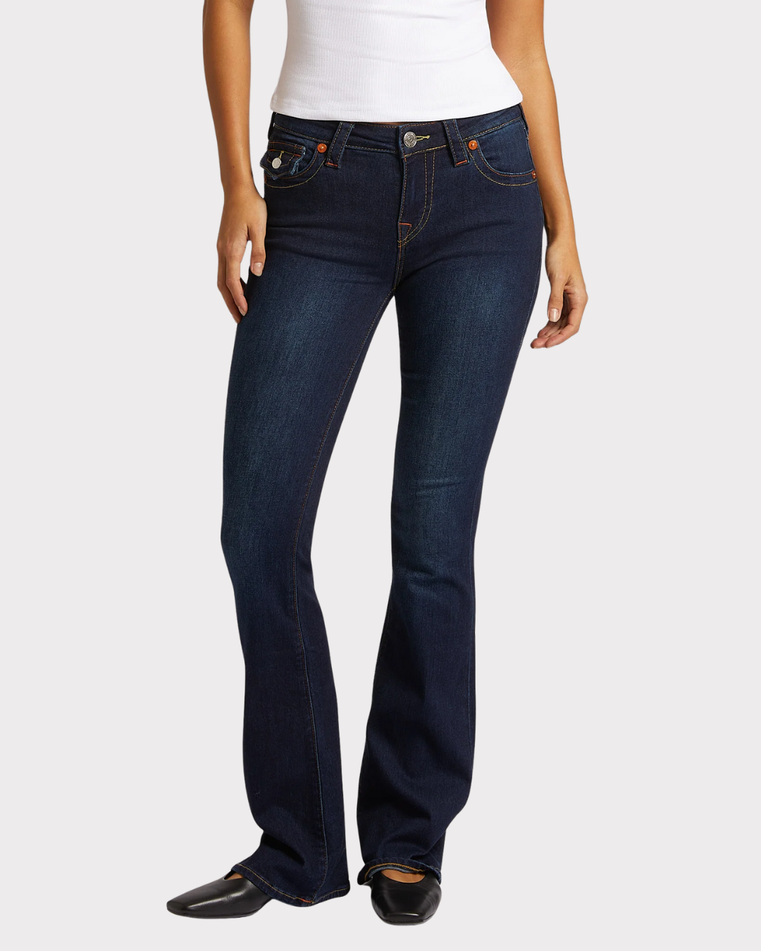 Becca Mid rise Bootcut flap
