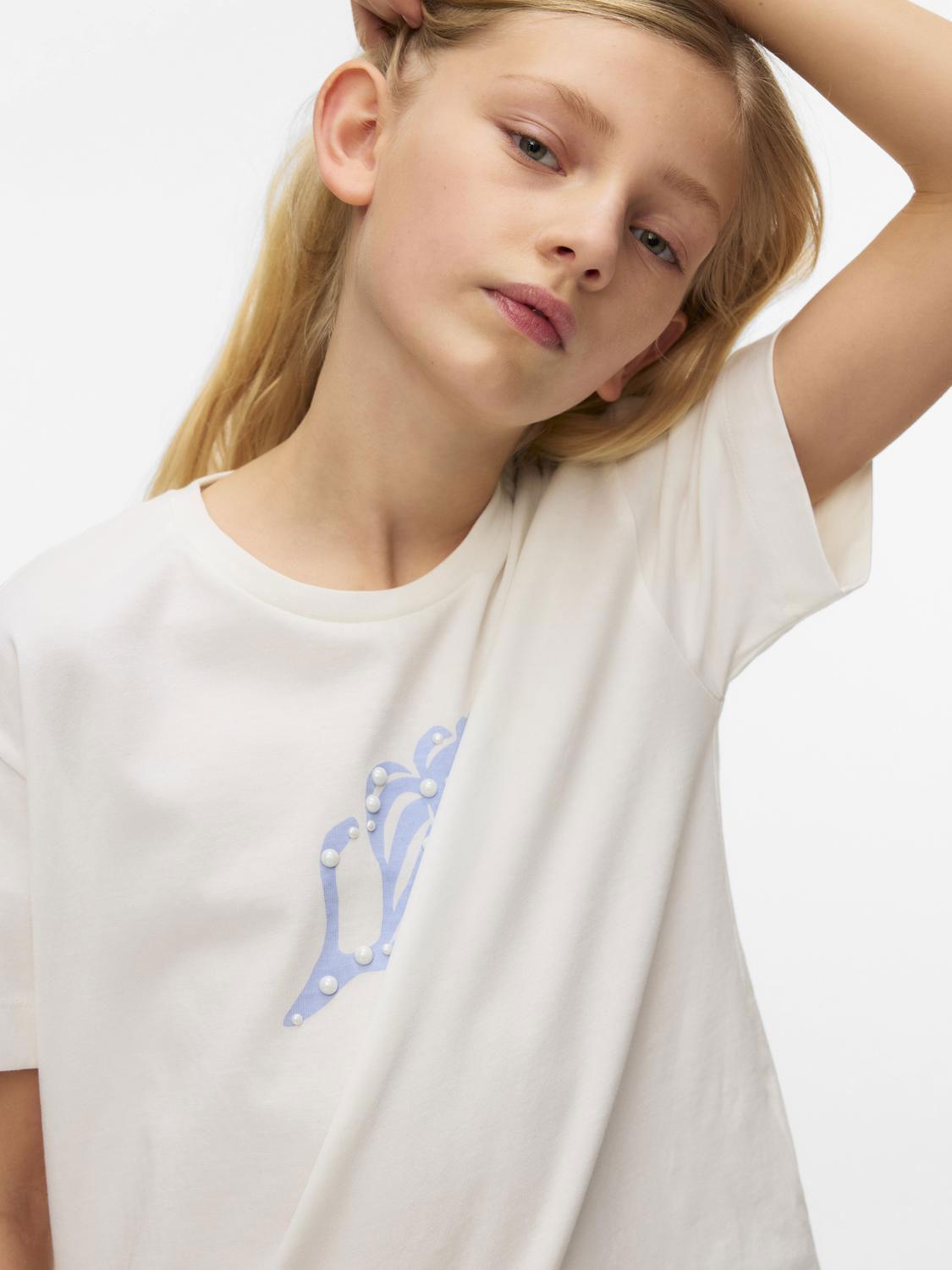 Mette Ss Top-T-shirt-Vero Moda Girl-Aandahls