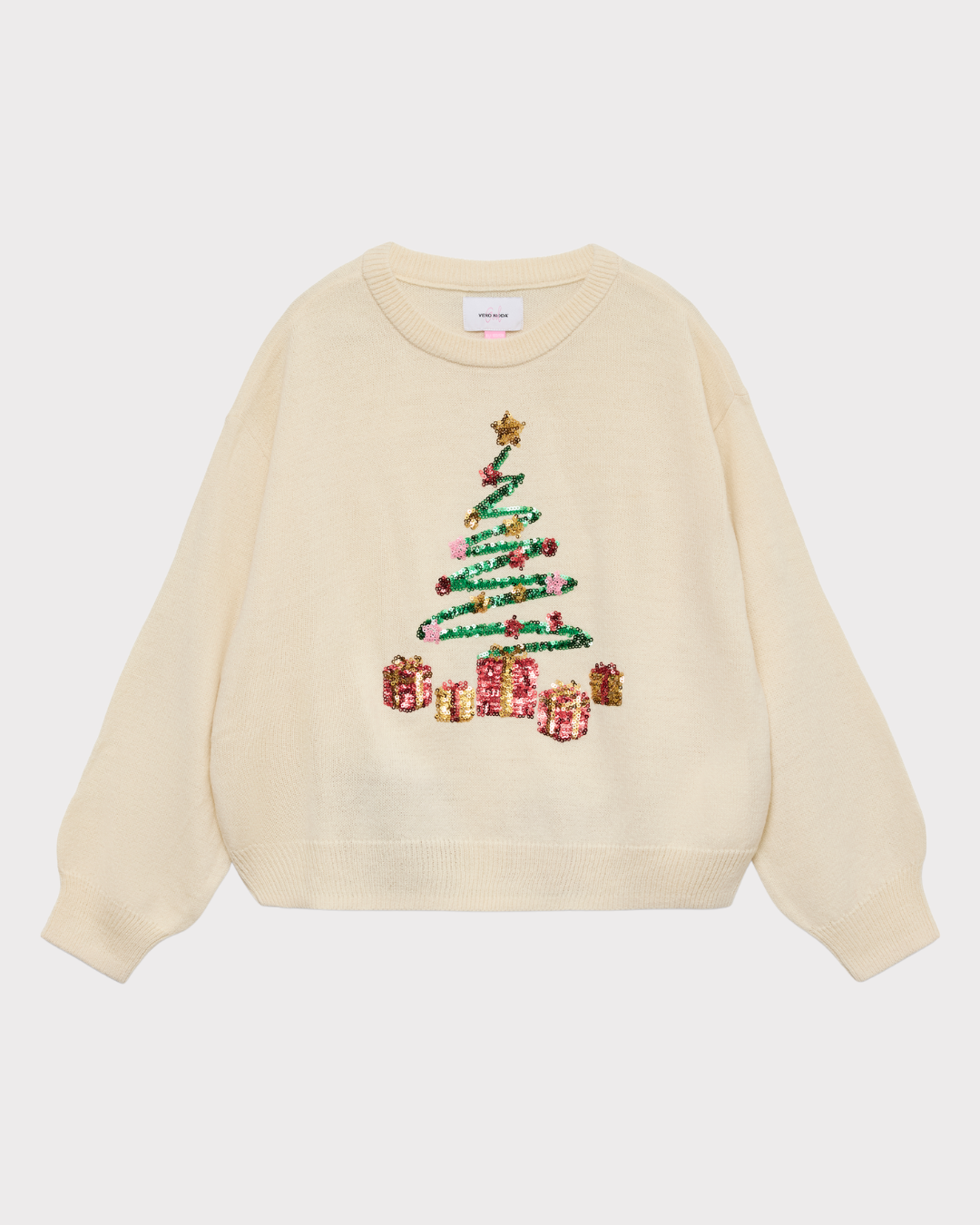 Vmglitter Ls O-Neck Xmas Girl-Genser-Vero Moda Girl-Aandahls