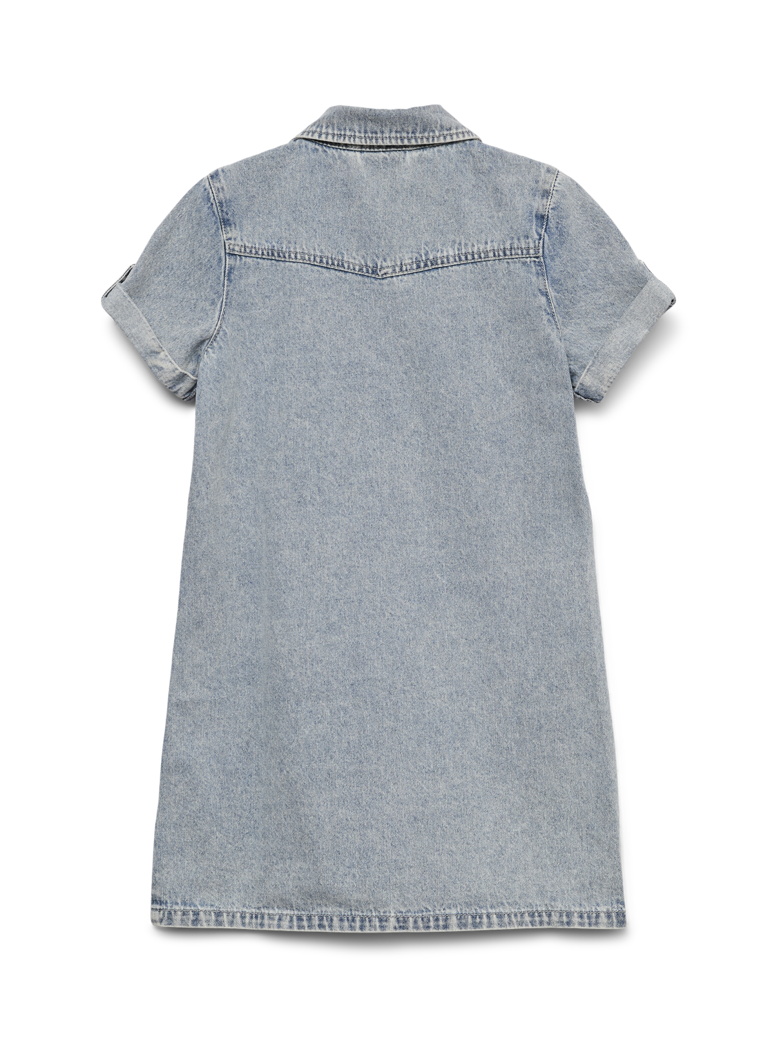 Vmjennie Ss Short Denim Dress Ga Girl-Kjole-Vero Moda Girl-Aandahls