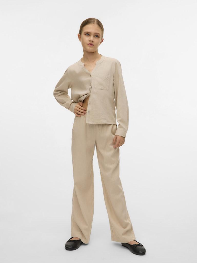 Vmjesmilo Hw Wide Pants Wvn Ga Girl-Bukser-Vero Moda Girl-Aandahls