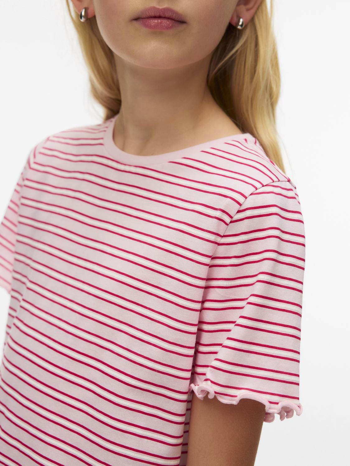 Vmpaulina Aop Ss T-Shirt Jrs Girl-T-shirt-Vero Moda Girl-Aandahls
