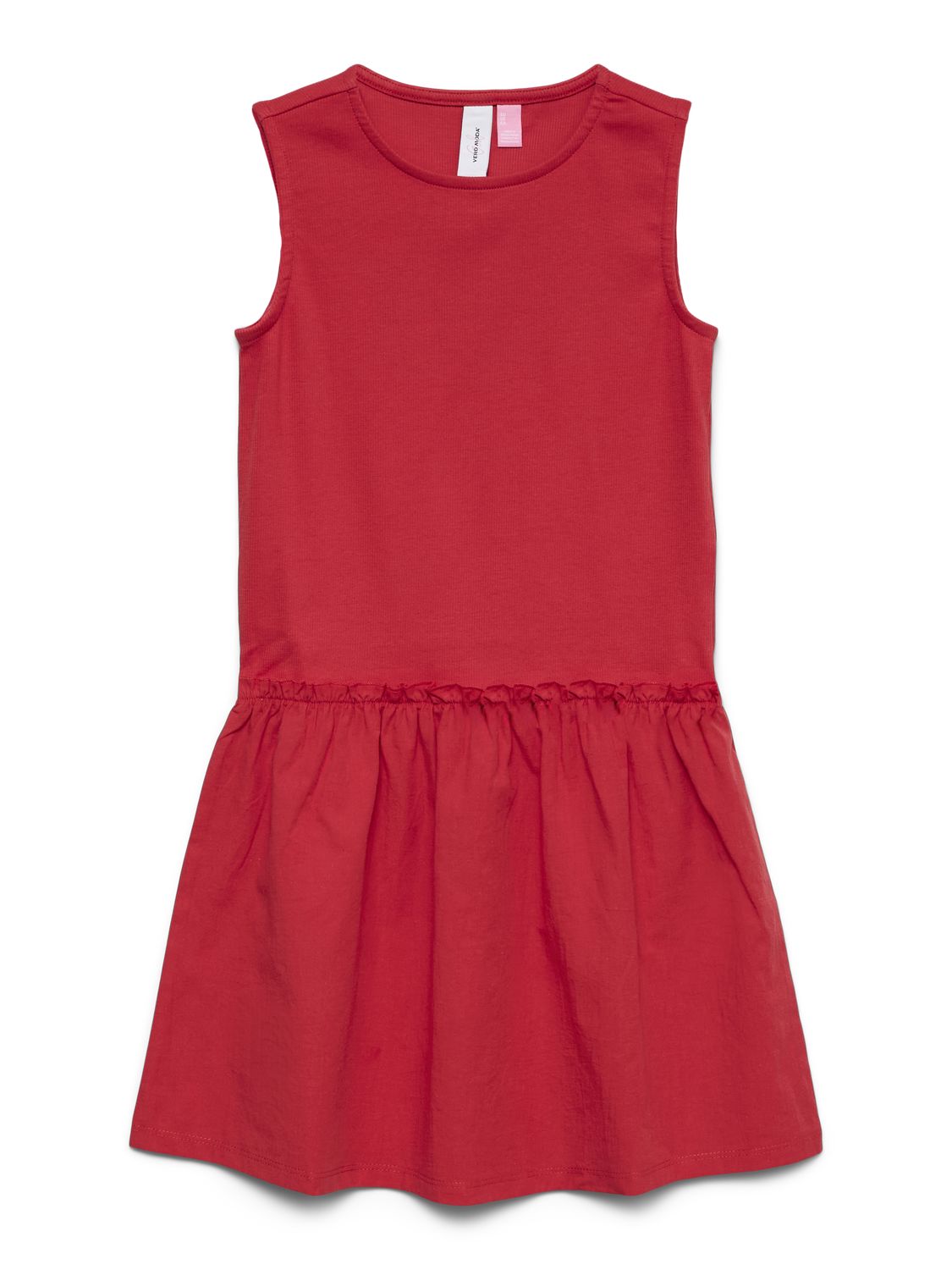 Vmtinna Sl O-Neck Short Dress Jrs Girl