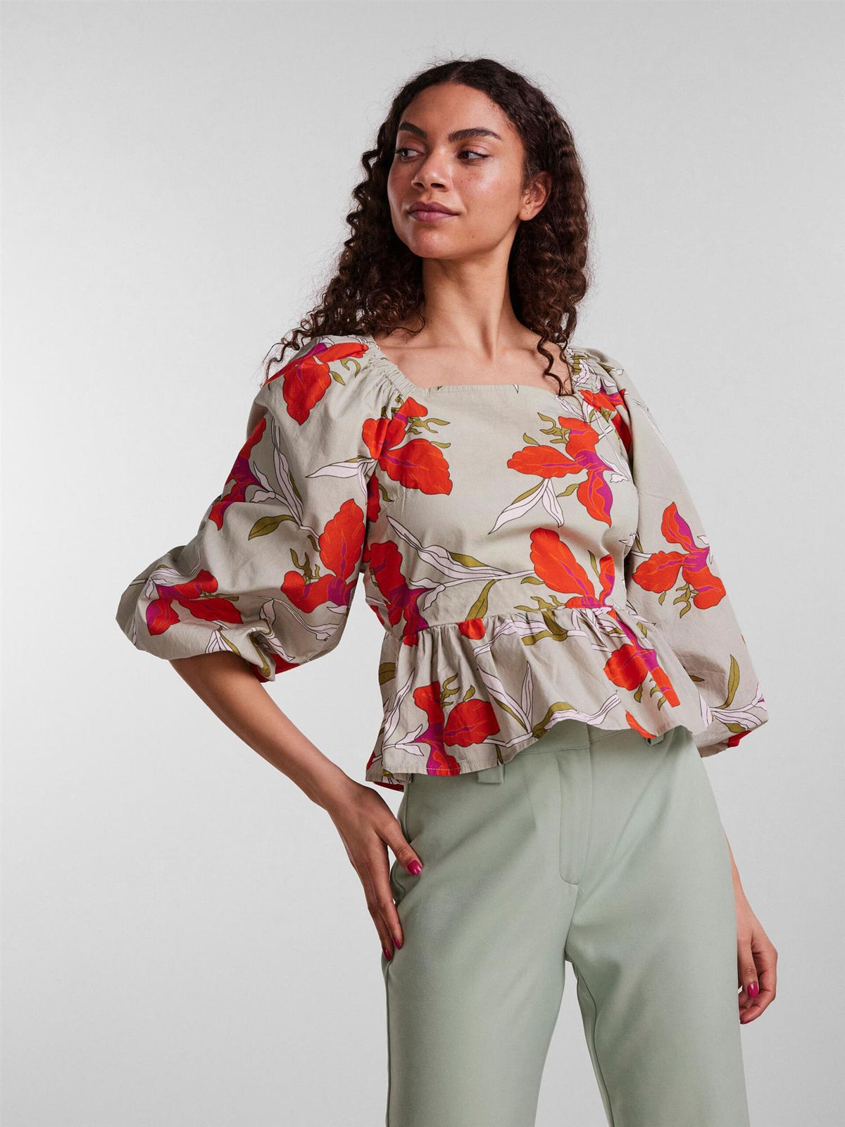 Atila 3/4 top-Bluser-Y.A.S-Aandahls