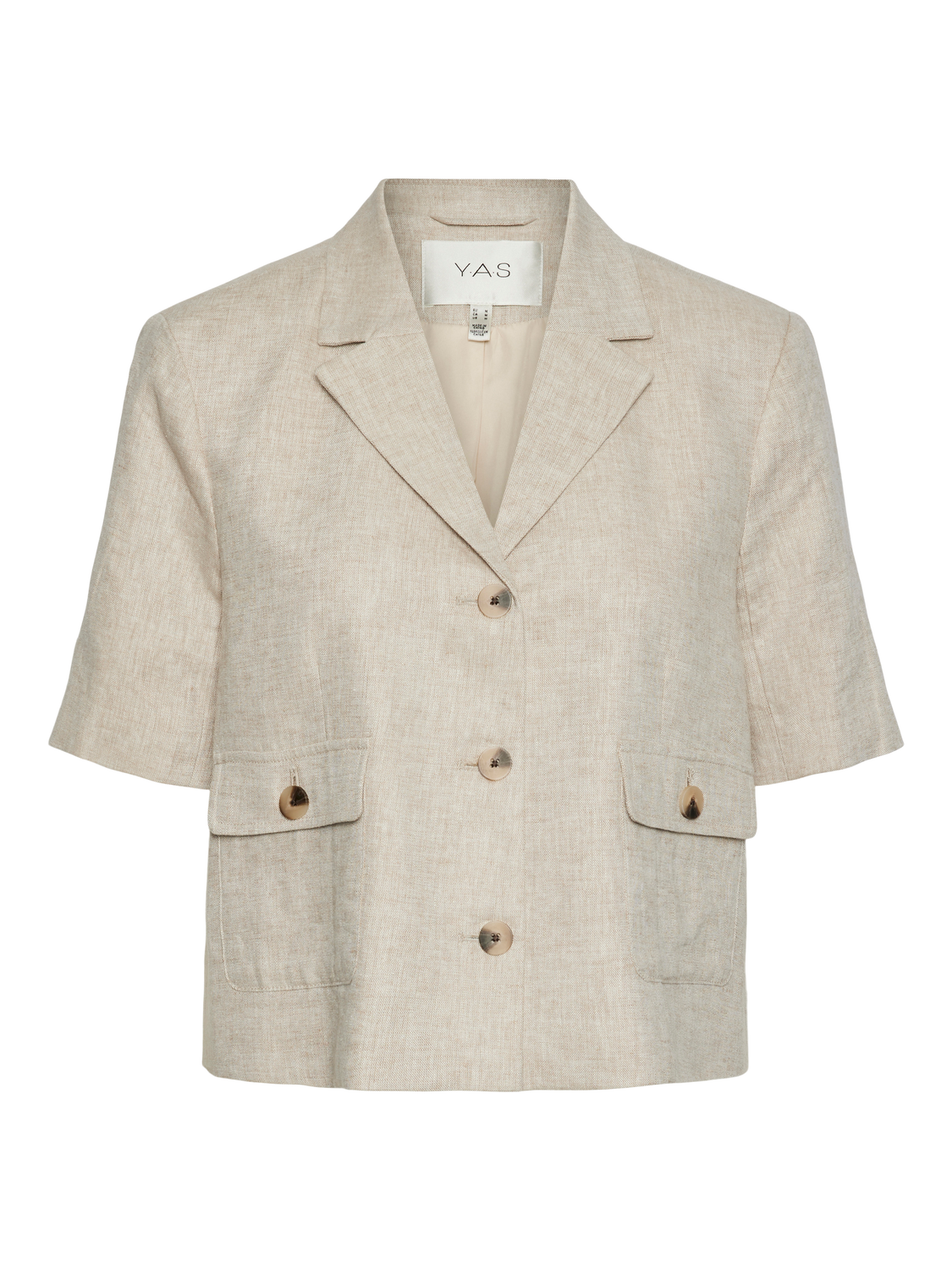 YASLINEA 2/4 SHORT BLAZER-Blazer-Y.A.S-Aandahls