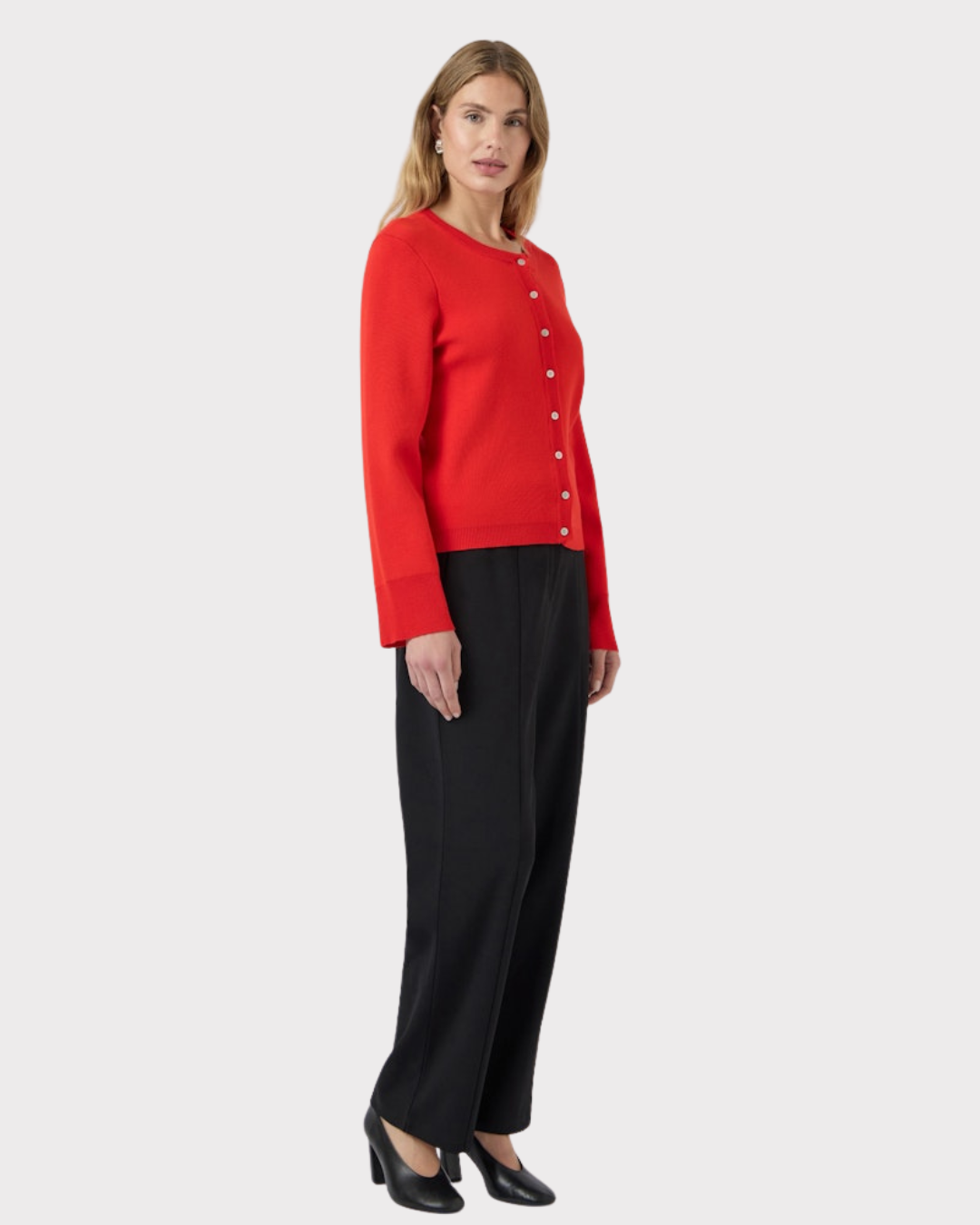 Yaselena Ls Knit Cardigan S. Noos-Cardigan-YAS-Aandahls