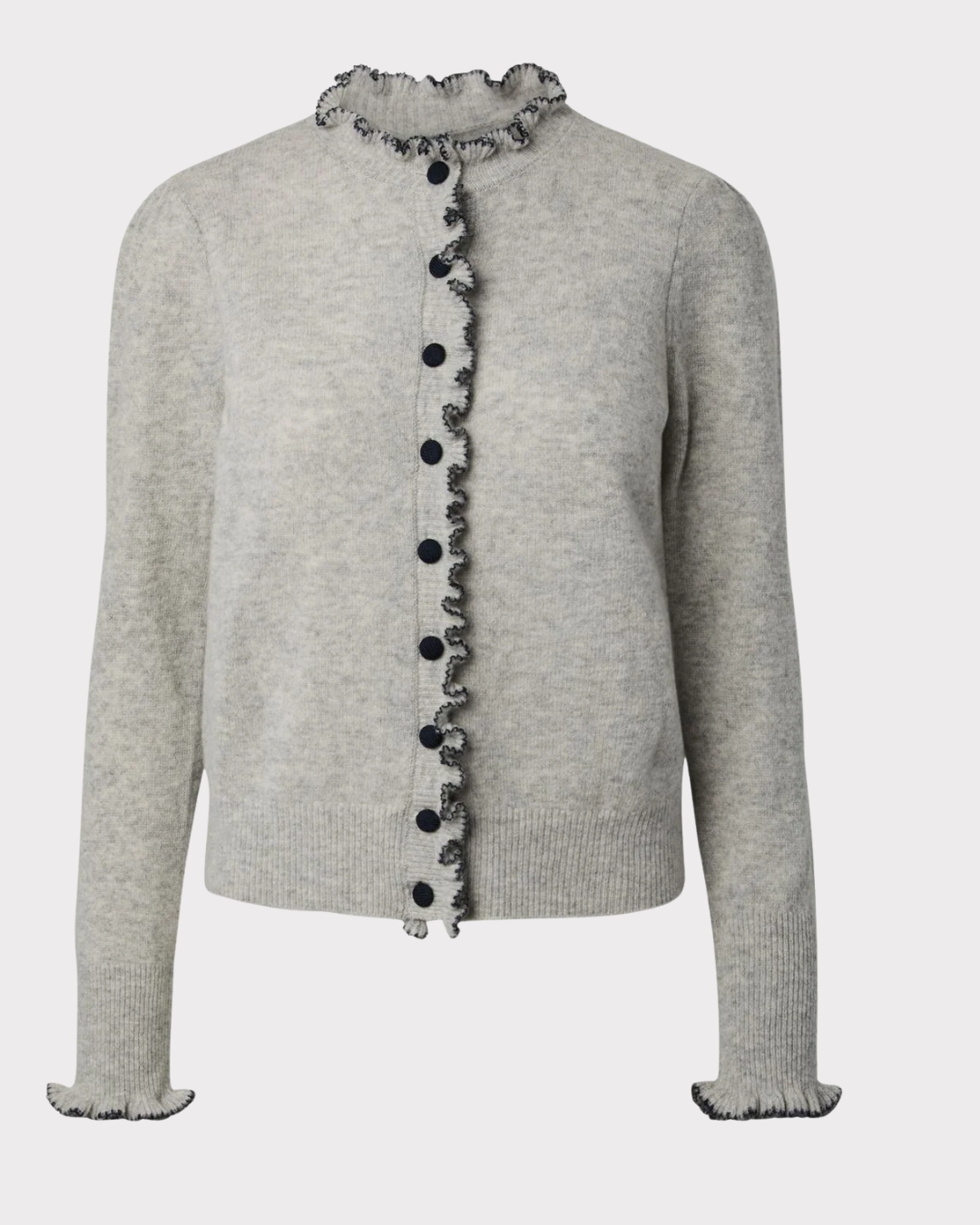 YASERONIA LS WOOL KNIT CARDIGAN
