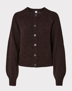 Yasjohi Ls Wool Blend Cardigan S. Noos