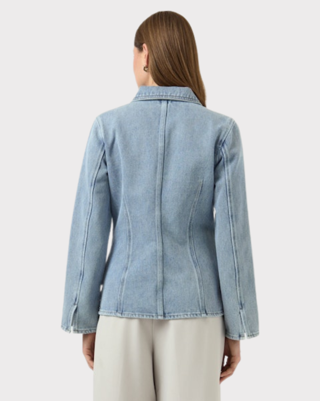 Yaslecco Ls Denim Shirt S.-Overdel-YAS-Aandahls