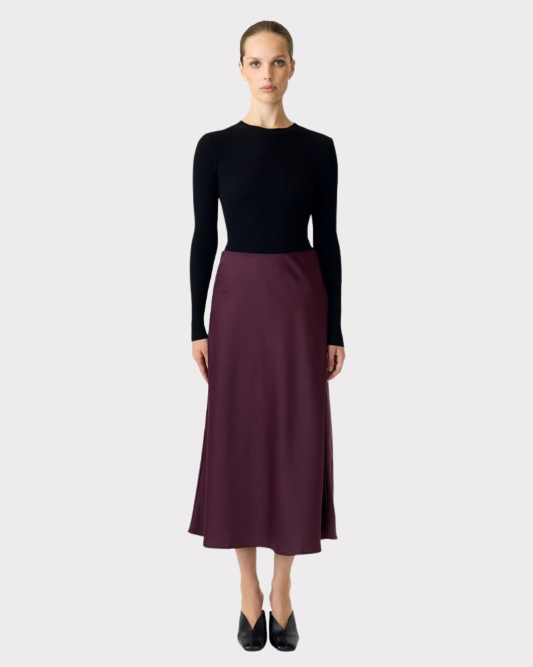 Yaspella Hw Midi Skirt S. Noos