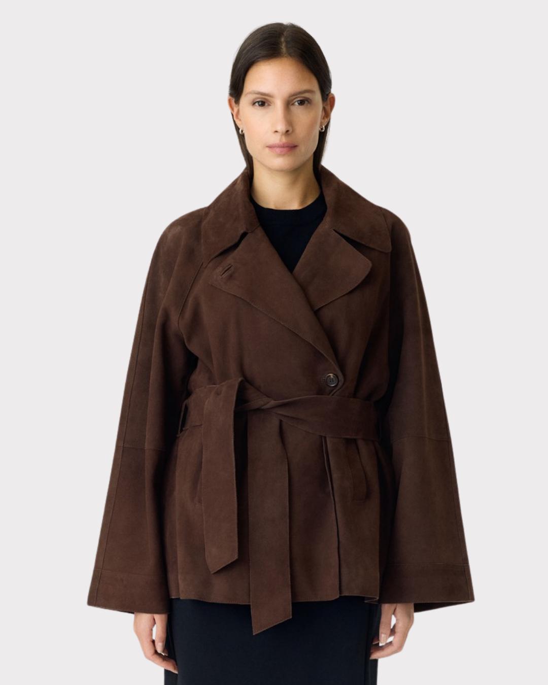 Yasruna Ls Suede Kimono Jacket