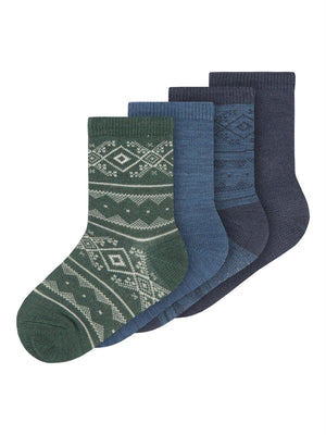 Wak wool 4 pack sokker-Ullklær barn-Name it-Aandahls
